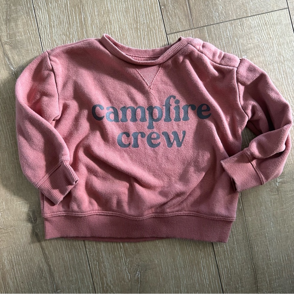 Little Co. Campfire Crew Crewneck 12 months
